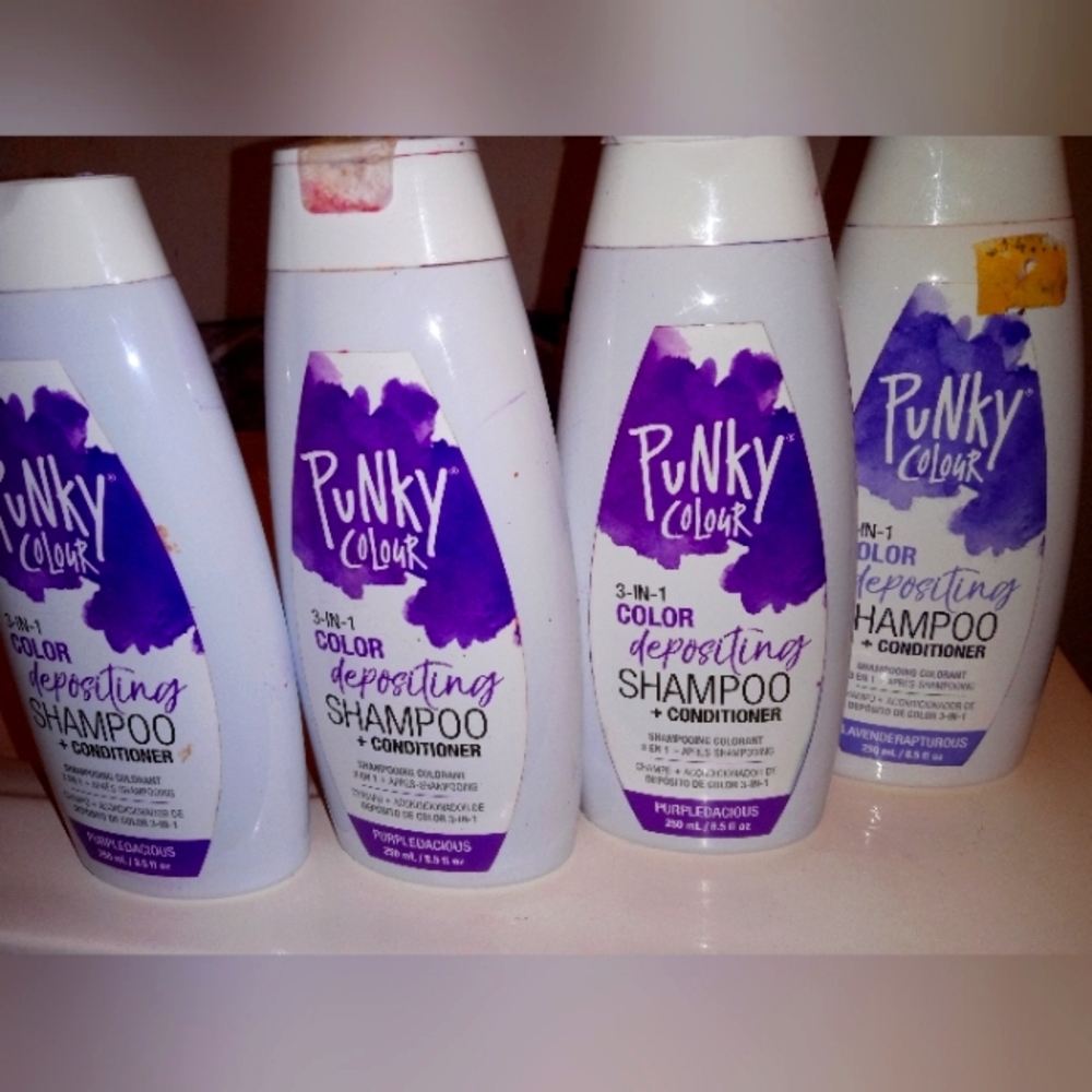 Punky color all full three purple color and one lavender!